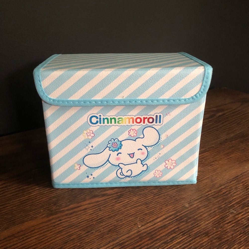Cinnamoroll Blue & White Striped Collapsible Storage Box